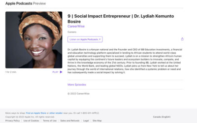 Social Impact Entrepreneur | Dr. Lydiah Kemunto Bosire