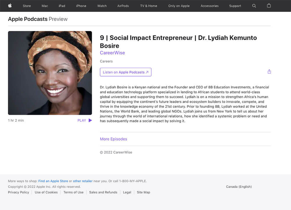 Social Impact Entrepreneur | Dr. Lydiah Kemunto Bosire