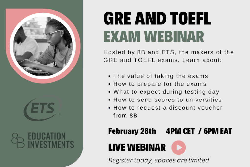 GRE and TOEFL webinar